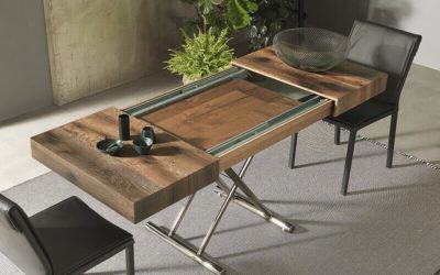 Conception durable : tables basses relevables écologiques pour un intérieur élégant